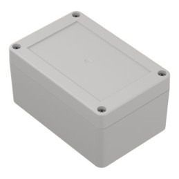 1 pcs - RS PRO Light Grey ABS Enclosure, IP65, Light Grey Lid, 120 x 80 x 60.2mm