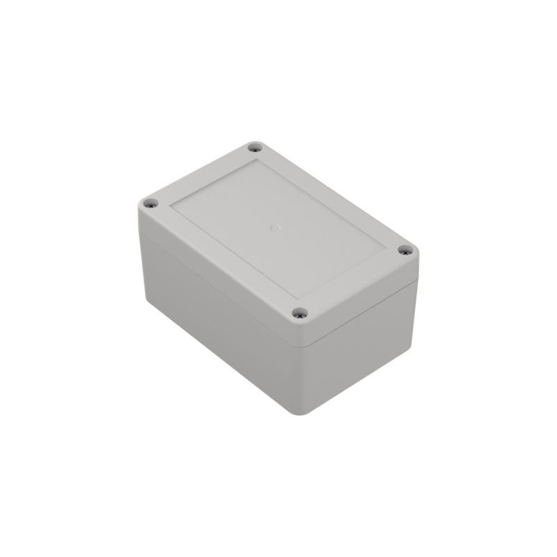 1 pcs - RS PRO Light Grey ABS Enclosure, IP65, Light Grey Lid, 120 x 80 x 60.2mm