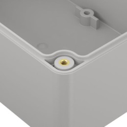 1 pcs - RS PRO Light Grey ABS Enclosure, IP65, Light Grey Lid, 120 x 80 x 60.2mm