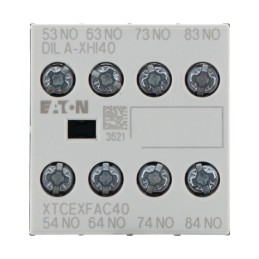 1 pcs - Eaton Auxiliary Contact, 4 Contact, 4NO, Front Mount