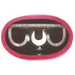 1 Box of 500 - JST FLVDDF Red Insulated Female Spade Connector, Receptacle, 6.35 x 0.8mm Tab Size, 0.25mm² to 1.65mm²