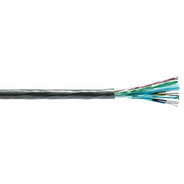 1 Reel of 152 M - Belden Twisted Pair Data Cable, 6 Pairs, 0.33 mm², 12 Cores, 22 AWG, Screened, 152m, Chrome Sheath