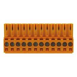 42 pcs - Weidmuller 3.5mm Pitch 12 Way Pluggable Terminal Block, Plug, Cable Mount, Screw Down Termination