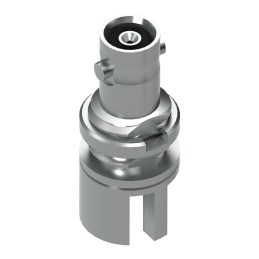 1 pcs - Samtec HDBNC Series, Plug Edge Mount BNC Connector, 75Ω, Edge Mount Termination, Straight Body