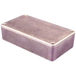 1 pcs - Hammond 1550 Series Natural Die Cast Aluminium Enclosure, IP54, Natural Lid, 115 x 64 x 30mm
