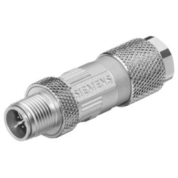 8 pcs - Siemens Circular Connector, 8 Contacts, M12 Connector, Plug