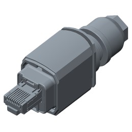 48 pcs - TE Connectivity 215875 Series Male RJ45 Connector, Cable Mount, Cat5e, Shielded, Unshielded Shield