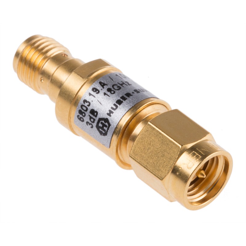 1 pcs - 50Ω RF Attenuator SMA Connector SMA Plug to Socket 3dB, Operating Frequency DC - 18GHz