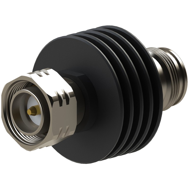 1 pcs - 50Ω RF Attenuator Straight Coaxial Connector Coaxial 10dB, Operating Frequency DC - 6GHz