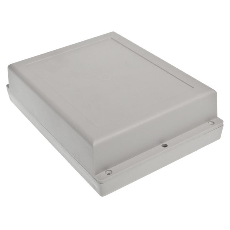 1 pcs - RS PRO Grey ABS Enclosure, IP65, IK07, Grey Lid, 197.7 x 144.55 x 52.55mm