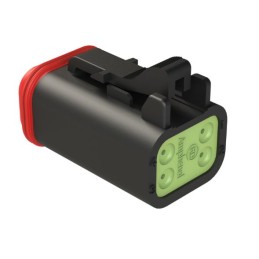 900 pcs - Amphenol Industrial, AT Cable connector Socket 4 Way, Crimp Termination