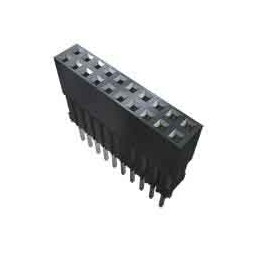 1 pcs - Samtec ESQ Series Straight Through Hole Mount PCB Socket, 10-Contact, 2-Row, 2.54mm Pitch, Solder Termination