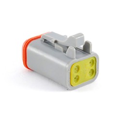 900 pcs - Amphenol Industrial, AT Automotive Connector Plug 4 Way, Crimp Termination