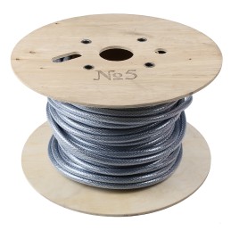 1 Reel of 50 M - RS PRO Control Cable, 5 Cores, 6 mm², SY, Screened, 50m, Transparent PVC Sheath, 9 AWG