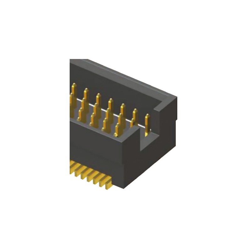 1 pcs - Samtec TOLC Series Straight Surface Mount PCB Header, 60 Contact(s), 1.27mm Pitch, 4 Row(s), Shrouded