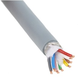 1 Reel of 50 M - Lapp Twisted Pair Data Cable, 4 Pairs, 0.34 mm², 8 Cores, 22 AWG, Screened, Grey Sheath