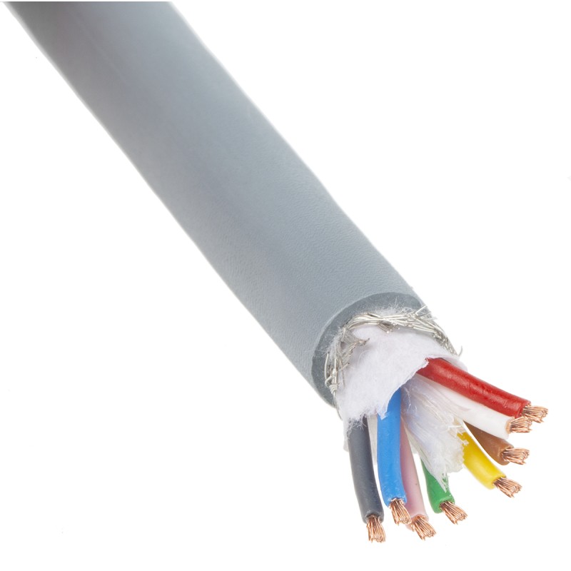 1 Reel of 50 M - Lapp Twisted Pair Data Cable, 4 Pairs, 0.34 mm², 8 Cores, 22 AWG, Screened, Grey Sheath