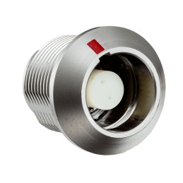 10 pcs - Amphenol Industrial Circular Connector, 2 Contacts, Panel Mount, Plug, IP68, FLOS+ K Series