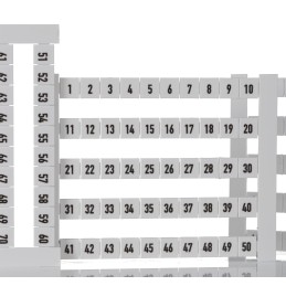1 Kit - Weidmuller W Series Marker Kit for Use with DIN Rail Terminal