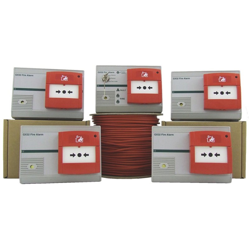 1 Kit - Battery Powered Fire Alarm Kit