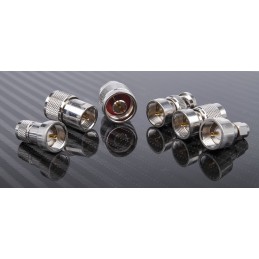 1 Kit - RS PRO RF Connector Kit RF Coaxial Inter Series Adapter Kit 30 RF Coaxial Adapters for Interconnecting BNC, UHF, Mini