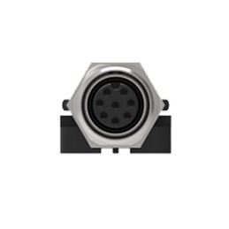 10 pcs - TE Connectivity Circular Connector, 8 Contacts, PCB Mount, M12 Connector, Socket, Female, IP68, M12 Series