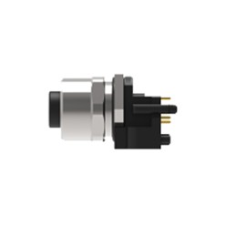 10 pcs - TE Connectivity Circular Connector, 8 Contacts, PCB Mount, M12 Connector, Socket, Female, IP68, M12 Series