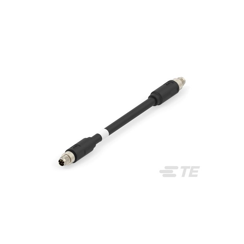 5 pcs - TE Connectivity Straight Male SPE to Male SPE Ethernet Cable, 10m