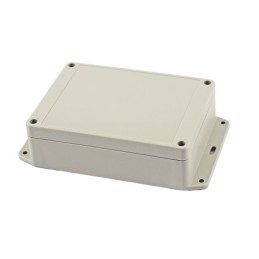 1 pcs - Hammond RP Series Light Grey ABS General Purpose Enclosure, IP65, Flanged, Light Grey Lid, 145 x 105 x 40mm