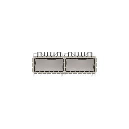 10 pcs - TE Connectivity QSFP Connector, Cage & Heatsink 2-Port 1-Position, 2342935-1