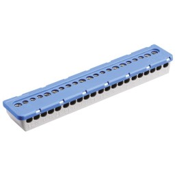 1 pcs - Entrelec MISTRAL65 Series Non-Fused Terminal Block, 21-Way, 100A, 6 mm², 16 mm² Wire, Screw Termination