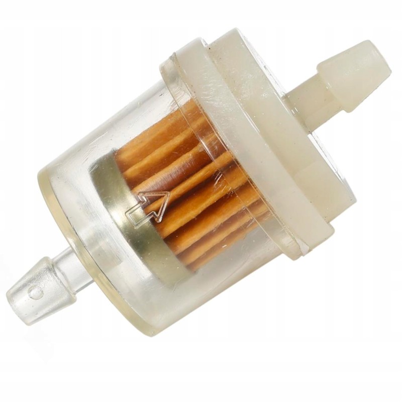 Directional fuel filter motorcycle moped scooter