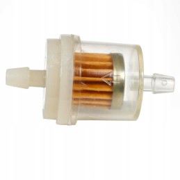 Directional fuel filter motorcycle moped scooter