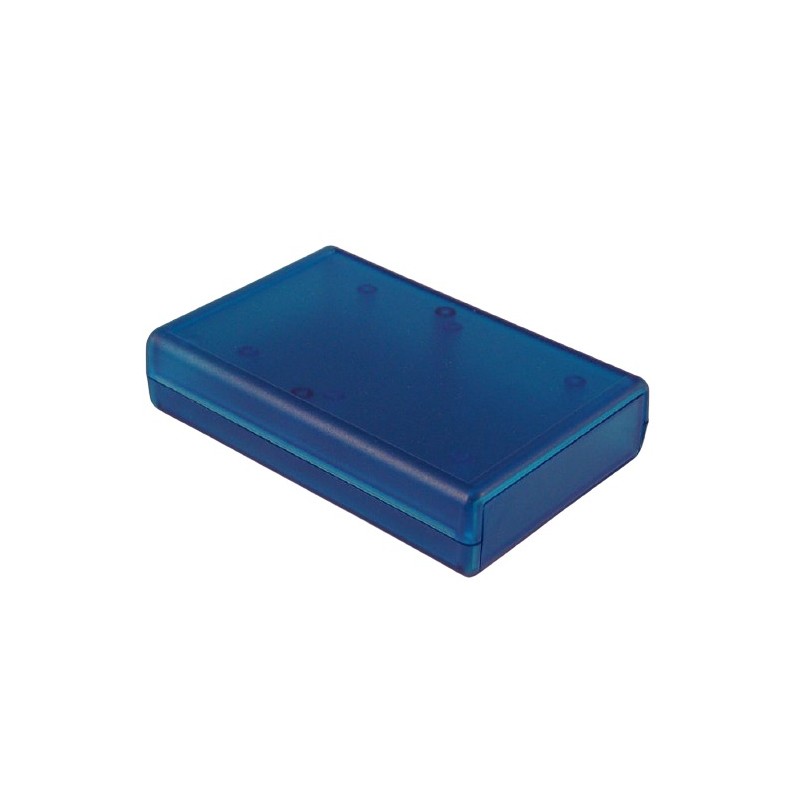 1 pcs - Hammond Transparent Blue ABS Instrument Case, 109 x 74 x 25mm