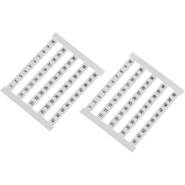 1 Lot of 100 - Weidmuller, DEK Terminal Marker for use with for use with Terminal Blocks