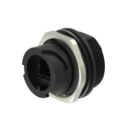 50 pcs - TE Connectivity 2355443 Series Receptacle RJ45 Connector, Panel Mount, Cat5e