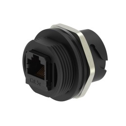 50 pcs - TE Connectivity 2355443 Series Receptacle RJ45 Connector, Panel Mount, Cat5e