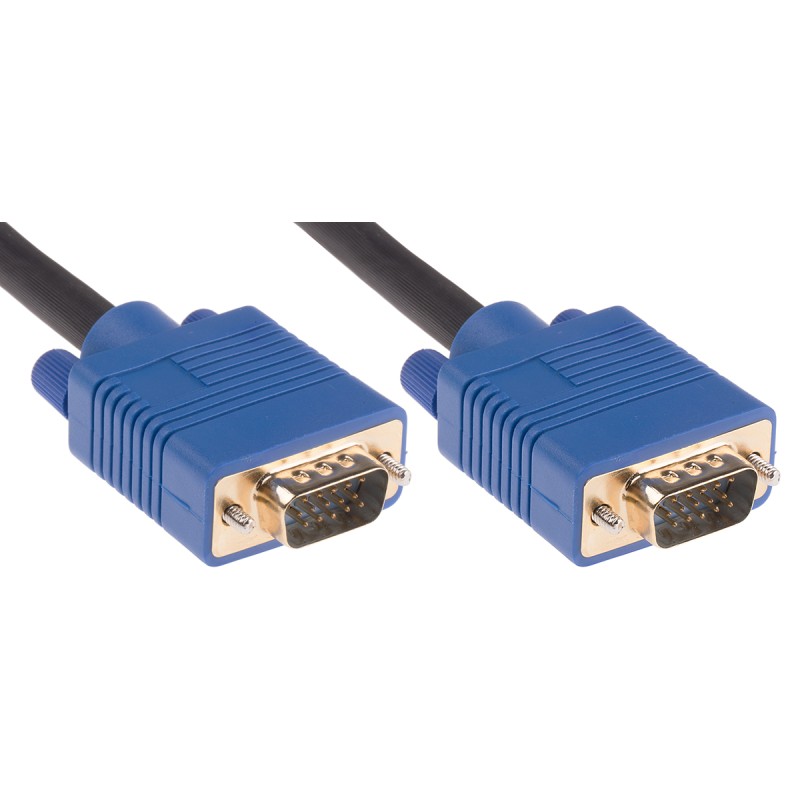 1 pcs - RS PRO Male SVGA to Male SVGA Cable, 2m