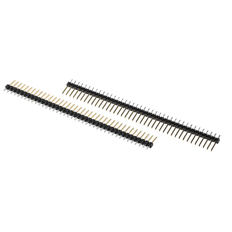 100 pcs - Molex C-Grid III Series Straight Through Hole Pin Header, 40 Contact(s), 2.54mm Pitch, 1 Row(s), Unshrouded