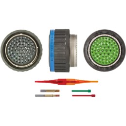 1 pcs - Souriau, EN3645 8 Way Cable Mount MIL Spec Circular Connector Plug, Socket Contacts,Shell Size 25, Screw Coupling,