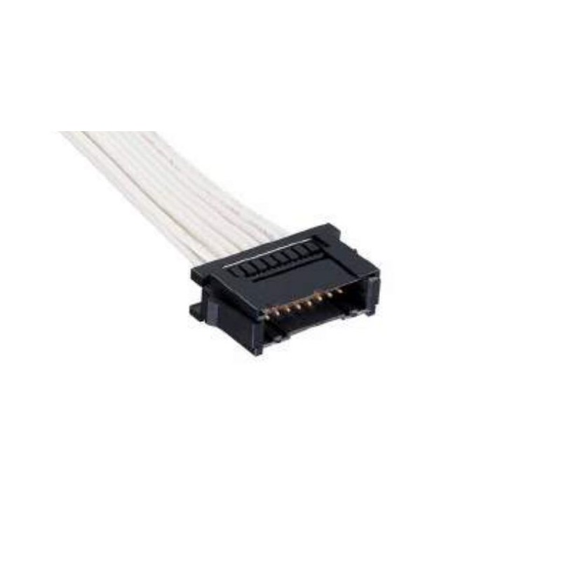 100 pcs - Hirose, DF51 Male Connector Housing, 2mm Pitch, 6 Way, 2 Row