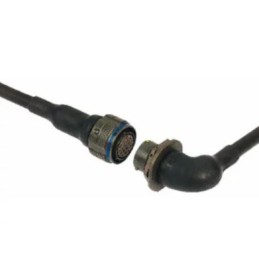 1 pcs - TE Connectivity Straight Black, Polyolefin, 24.6mm