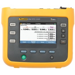 1 pcs - Fluke 1732/INTL Three Phase Power Energy Monitor & Logger, Bluetooth, USB A, USB Mini, Wi-Fi