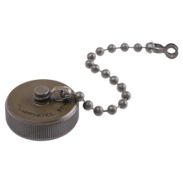 1 pcs - Amphenol 97 MIL-DTL-5015 Plug Dust Cap, Shell Size 10 IP66 Rated, with Olive Drab Cadmium Finish, Aluminium