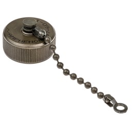 1 pcs - Amphenol 97 MIL-DTL-5015 Plug Dust Cap, Shell Size 10 IP66 Rated, with Olive Drab Cadmium Finish, Aluminium