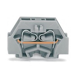 1 Pack of 10 - Wago 260 Series Grey Modular Terminal Block, 1.5mm², Single-Level, Cage Clamp Termination