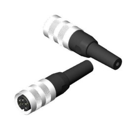 1 pcs - RS PRO 6 Pole Din, 5A, 250 V IP40, Screw Lock, Female, Cable Mount