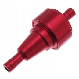 Cross enduro fuel filter, aluminum, copper insert, 6mm
