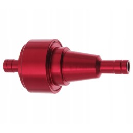 Cross enduro fuel filter, aluminum, copper insert, 6mm