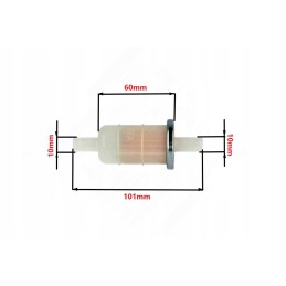 Power Force 10mm Honda Yamaha paper fuel filter